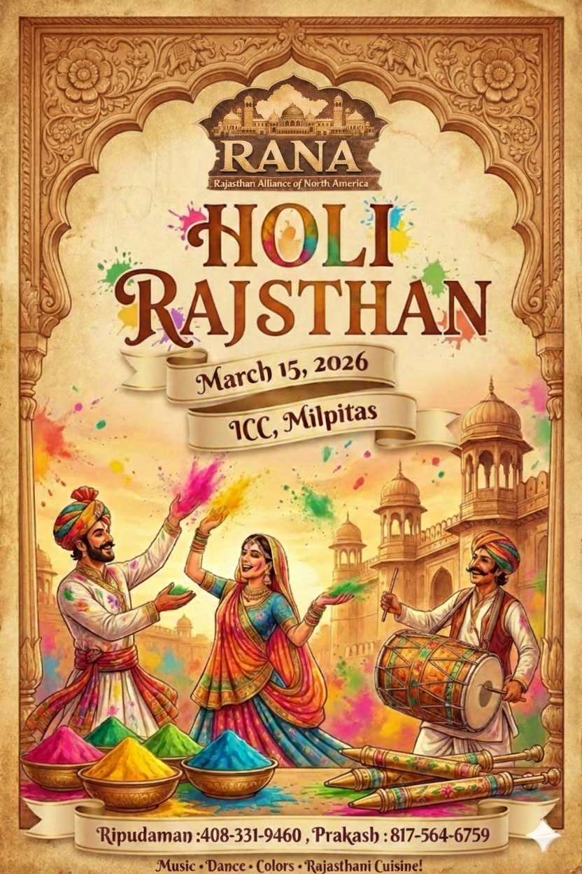 RANA Holi Hungama 2026 - Bay Area Best Holi Celebration